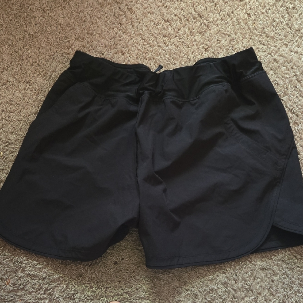 Lands' End Black Athletic Swimwear